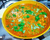 A picture of step 5 of White Lobia Masala.