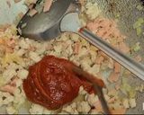 รูปขั้นตอนการทำที่ 2 ของ ขนมปังสอดไส้หมูอบชีส
