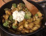 Une image de l'étape 13 de Pommes grenailles au chou romanesco et dulce.