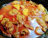 আলু দিয়ে মুরগির মাংসের ঝোল (aloo diye murgir mangsher jhol recipe in Bengali) রেসিপি ধাপ - 7 ছবি