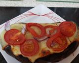 A picture of step 3 of My Door step Cheese Toast.