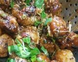 A picture of step 7 of Poha dry manchurian.