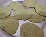 A picture of step 4 of Spinach Semolina Batashe.
