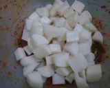 Foto langkah ke 4 dari resep Kimchi lobak (Cube radish kimchi/kkadugi).