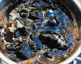 A picture of step 4 of Grass Jelly with Fresh Milk, Honey, and Coconut Milk.