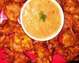प्याज की पकौड़ी (Pyaz ki pakodi recipe in Hindi) रेसिपी चरण 2 फोटो