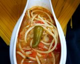 A picture of step 4 of Veg Thukpa.