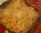 Une image de l'étape 7 de Gratin de coquillettes, chorizo et fromage de chèvre 🍽.