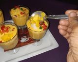 A picture of step 9 of Mango surprise delight.
