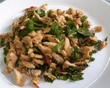 รูปขั้นตอนการทำที่ 3 ของ ผัดกะเพราไก่