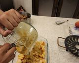 A picture of step 8 of Apple crumble.