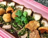รูปขั้นตอนการทำที่ 4 ของ หมูต้มซีอิ้วราดซอส Chimichurri