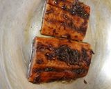A picture of step 3 of My Orange, Ginger Salmon with Salad.