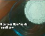 A picture of step 1 of Dahi Papdi Chaat.