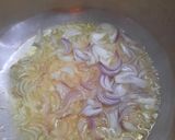 A picture of step 3 of Gobhi gosht.