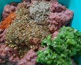 A picture of step 3 of Haryali Seekh Kabab.