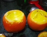 A picture of step 5 of Orange Snow.
