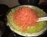 A picture of step 2 of Sprout and spinach appe.