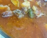 A picture of step 5 of Mutton gravy.