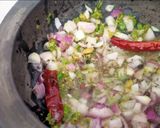A picture of step 4 of Punjabi Kadhi without pakora.