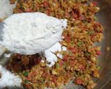 A picture of step 4 of Gravy manchurian.