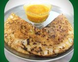 A picture of step 14 of Rava Masala Dosa.