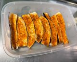Une image de l'étape 10 de Aubergines chinoises et poivrons grillés aux épices et coriandre (recette plancha).