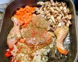 Foto del paso 1 de la receta: Pollo al horno en olla con champiñones 😃