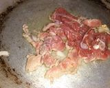 Hình bước làm 1 của món Củ sắn xào thịt bò