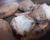 Hình bước làm 1 của món Bánh trứng sữa chua nướng đế khoai lang