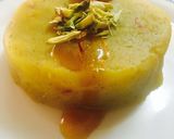A picture of step 1 of Kesar Potato Halwa..!!!😍❤️ (Bataka no Shero).