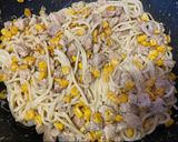 Vegán kukoricás szójás spagetti recept fázis 6 fotója