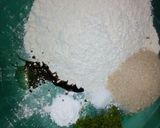 A picture of step 1 of Lemon mandazi.