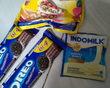 Foto langkah ke 1 dari resep Pie Brownies Oreo Teplon tanpa Telur.