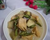 Foto langkah ke 6 dari resep Jangan Lombok Ijo Terong Tahu.