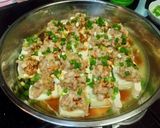 A picture of step 5 of Toufu chicken steamed.