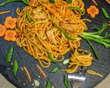 A picture of step 9 of Restaurant Style Chicken Chowmein.