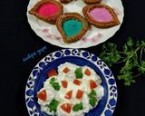 A picture of step 5 of Dahi Phulki.