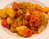 Foto del paso 11 de la receta: Repollo con patatas, bacon y chorizo