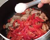 A picture of step 2 of Ridge Gourd (Turai) With Chicken Wings.
