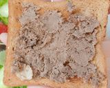 Hình bước làm 5 của món Bánh mỳ sandwich trứng pate