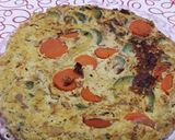 Foto del paso 4 de la receta: Tortilla de zanahoria y zapallitos