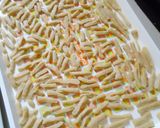 A picture of step 1 of Coconut cincin sticks.
