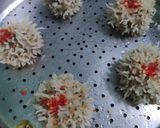 A picture of step 8 of Chicken kadam phool/ kadamba dumplings.