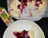 A picture of step 8 of Easy berry and custard  Pavlova dessert.