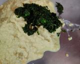 A picture of step 3 of Chana dal methi puri.