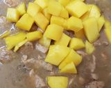 A picture of step 3 of My Coconut Yellow Curried Chicken & Mango 😘.