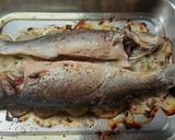 Foto del paso 5 de la receta: Lubina al horno, con jamón serrano