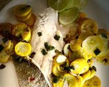 Une image de l'étape 2 de Daurade aux courgettes jaunes.