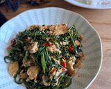 Foto langkah ke 4 dari resep Sambal Tempe Kangkung.